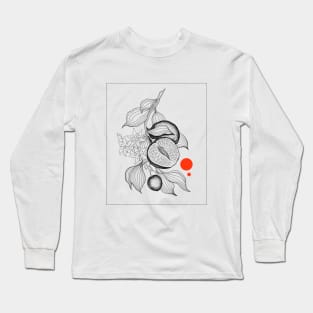 Orange branch Long Sleeve T-Shirt